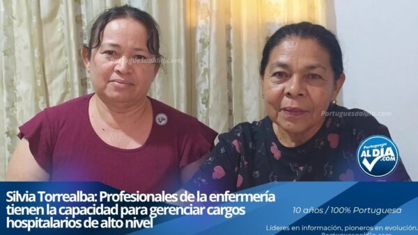 Licenciada Silvia Torrealba, presidenta del Colegio de Enfermería de Portuguesa, declarando sobre las capacidades gerenciales de su gremio.