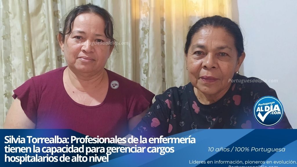Licenciada Silvia Torrealba, presidenta del Colegio de Enfermería de Portuguesa, declarando sobre las capacidades gerenciales de su gremio.