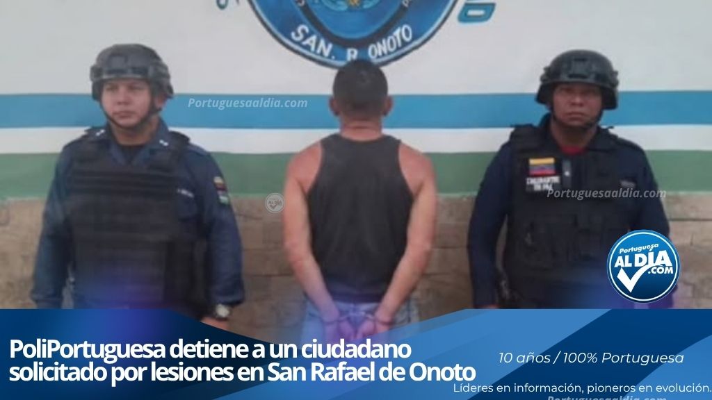 Funcionarios de PoliPortuguesa en labores de patrullaje y verificación de ciudadanos en el municipio San Rafael de Onoto.