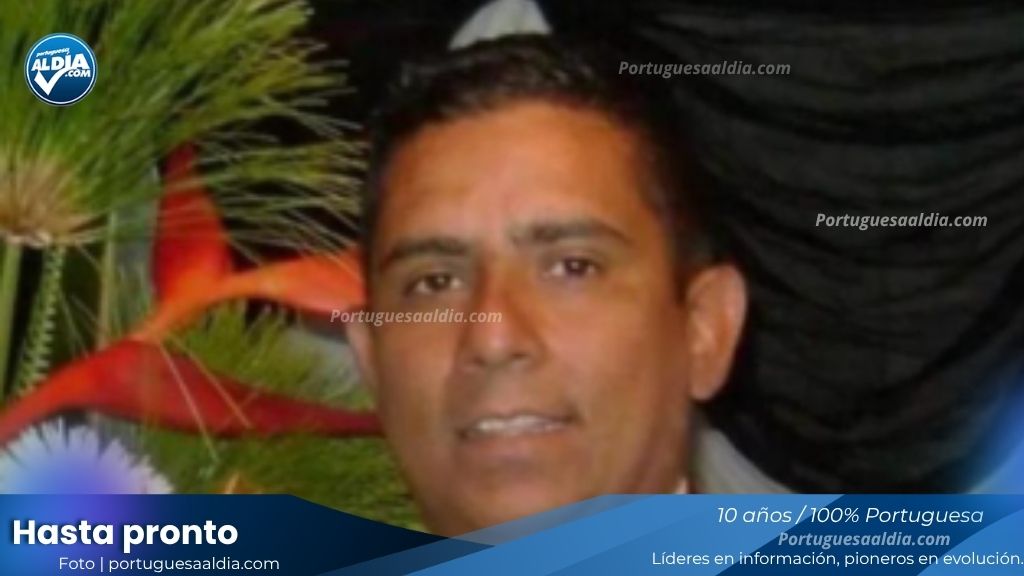 Imagen institucional de duelo con una fotografía en tonos grises del comentarista deportivo Francisco Garrido, acompañada de un lazo negro y un fondo sutil con el escudo del Portuguesa FC o micrófonos de radio.