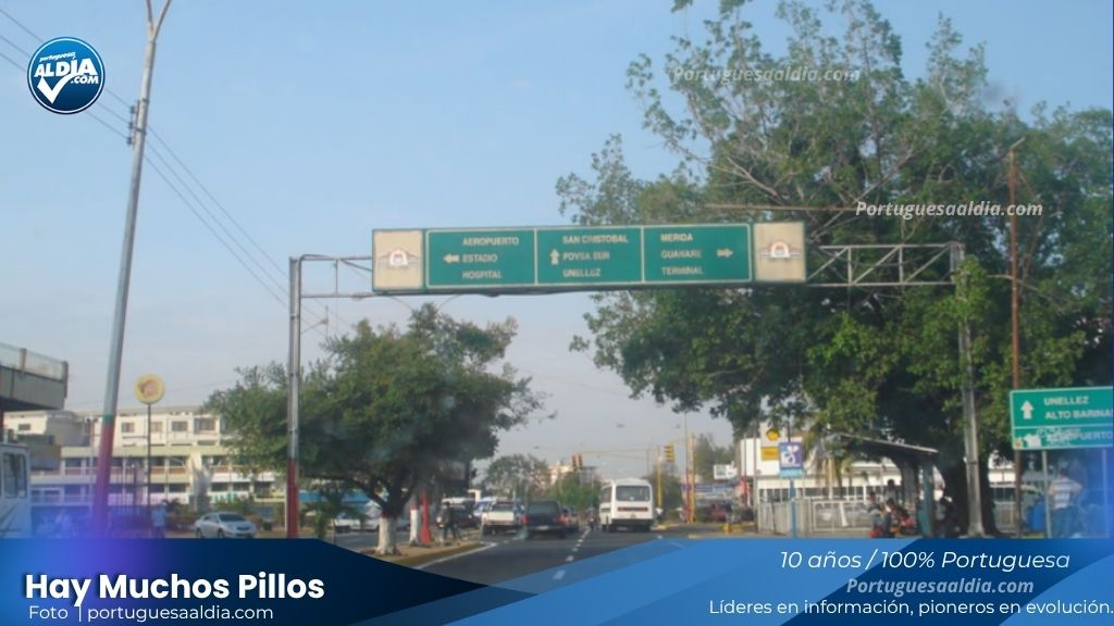 Avenida 23 de Enero en Barinas, sector Fórum, lugar denunciado por asaltos de madrugada con armas blancas.