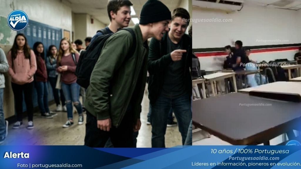 achada de la UPTP J.J. Montilla en Turén, Portuguesa, contexto de denuncia por acoso escolar y bullying.