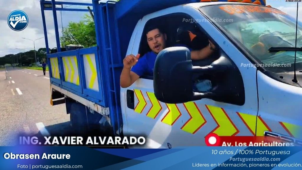 demarcación vial Araure