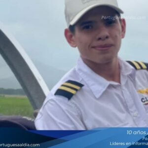 Estudiante de aviación de EFACA Acarigua listo para su entrenamiento en tierra, representando la nueva generación de pilotos venezolanos.