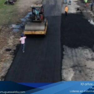 Cuadrillas de la Alcaldía de Páez ejecutando el Plan Cero Huecos en avenidas de Acarigua, estado Portuguesa.